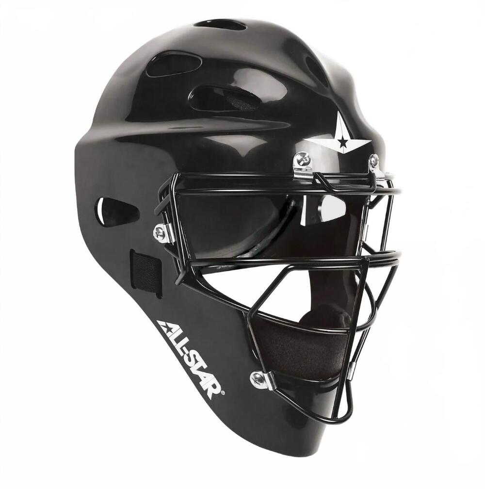 NEW ALL-STAR SPORTS unisex mvp2300 player's series catcher's helmet in solid glo